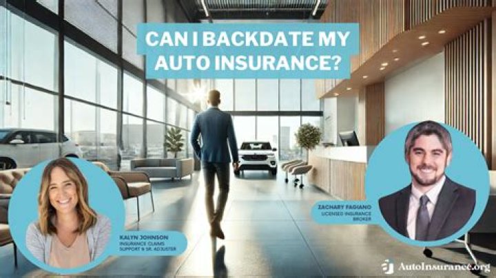 Is it possible to backdate car insurance?