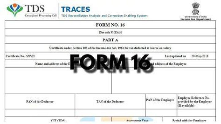 Is ITR same as Form 16?