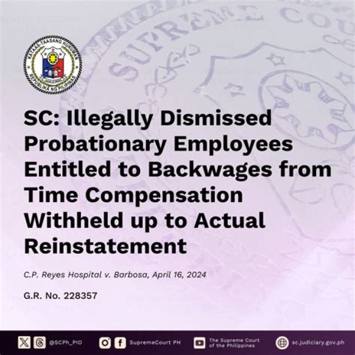 Is resigned employee entitled for back pay?