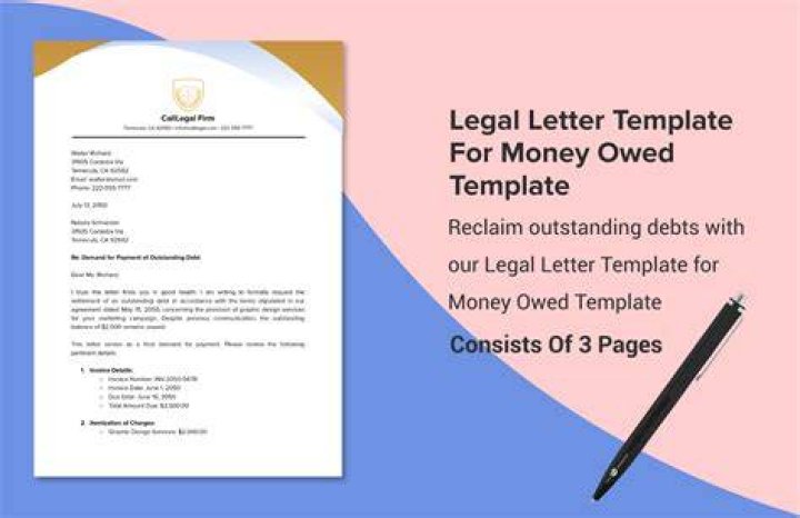 Is there a legal document for people to sign who owe money?