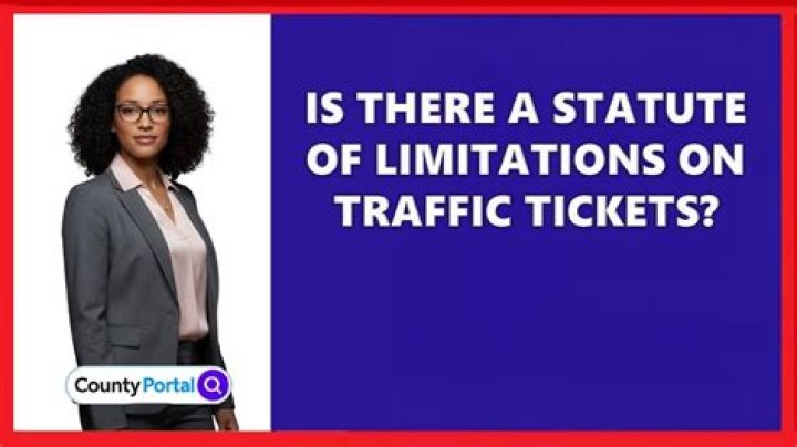 Is there a statute of limitations on traffic tickets in Colorado?