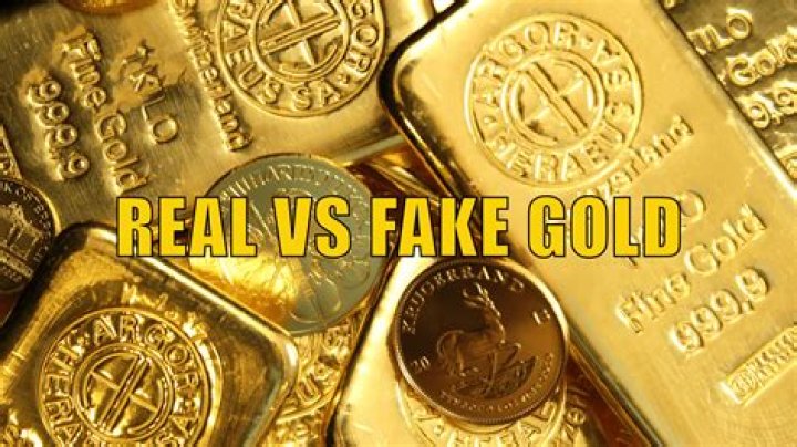 Is there fake gold that looks real?