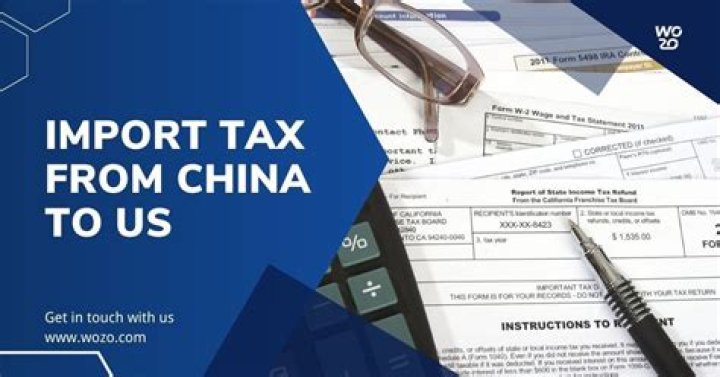 Is there import tax from China to USA?