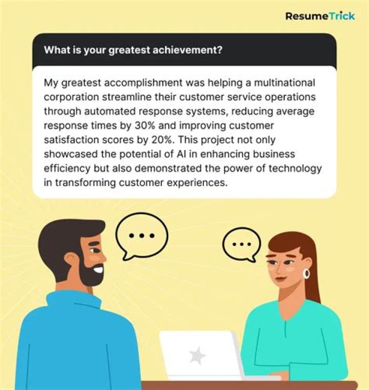 What achievement are you most proud of answer?