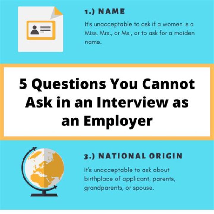 What an employer Cannot ask in an interview?