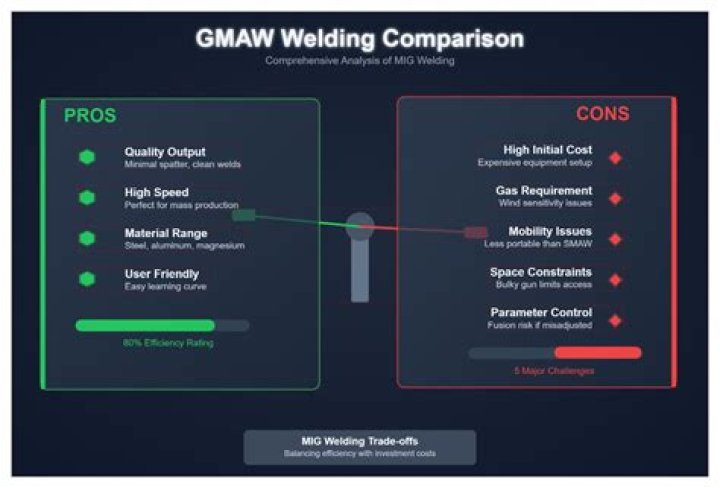 What are advantages of GMAW welding?