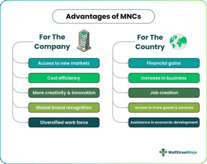 What are advantages of MNCs?
