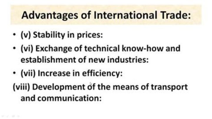 What are disadvantages of international trade?