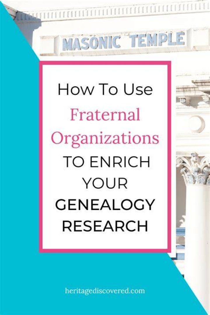 What are examples of fraternal organizations?