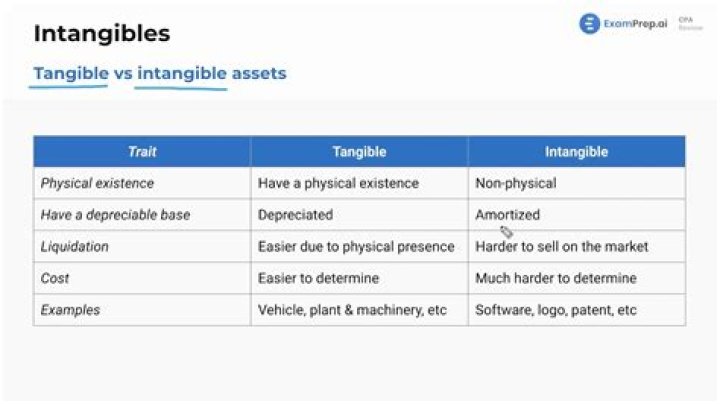 What are examples of tangible services?