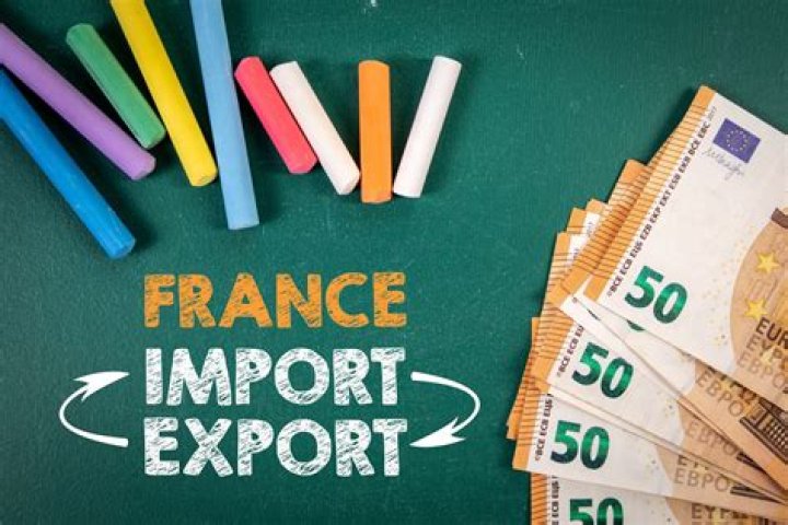 What are major imports and exports of France?