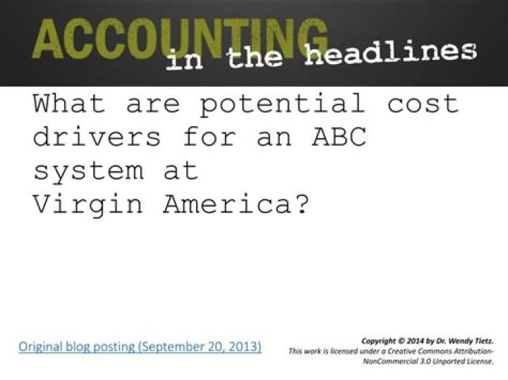 What are potential cost drivers?