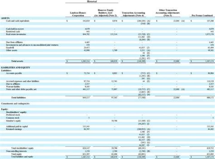 What are pro forma adjustments?