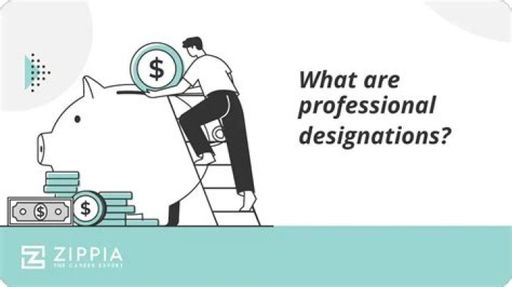 What are professional designations on application?
