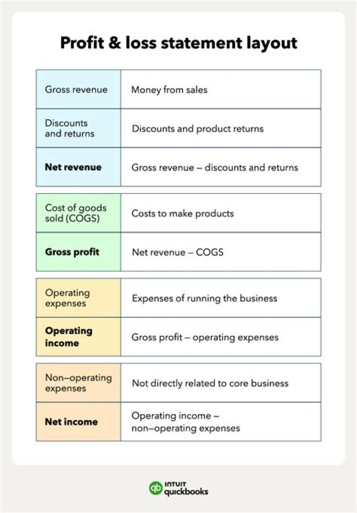 What are profit and loss statements?