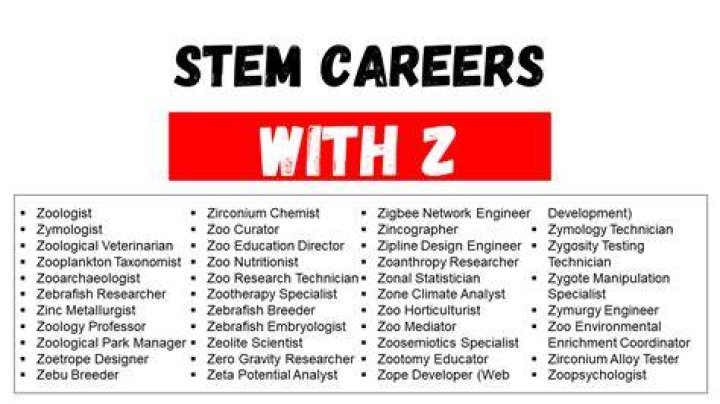 What are some engineering careers that start with Z?