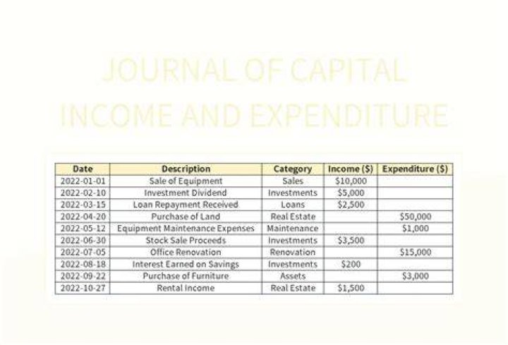 What are some examples of capital income?