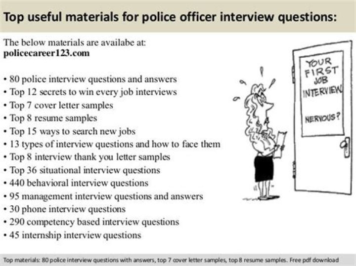 What are some good interview questions to ask a police officer?