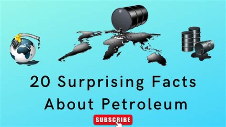 What are some important facts about petroleum?