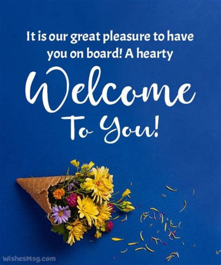 What are some welcoming words?