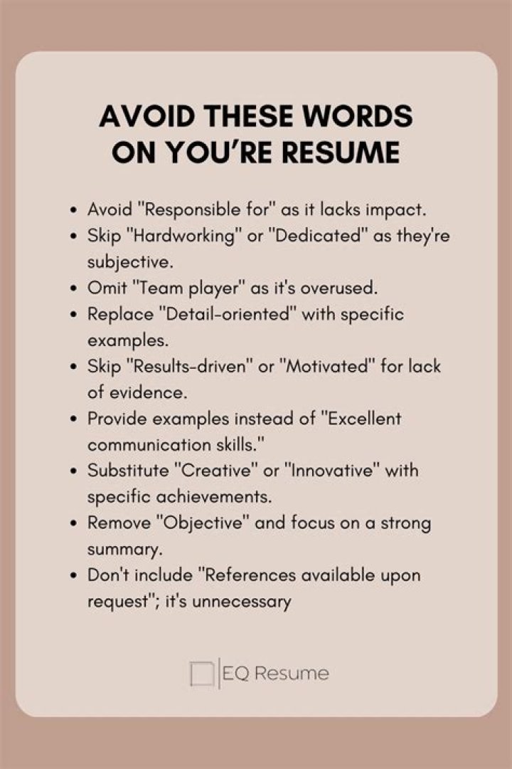 What are somethings you would like to avoid in a job?