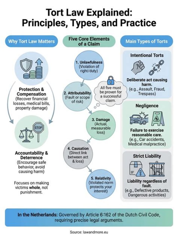 What are the 4 types of tort?
