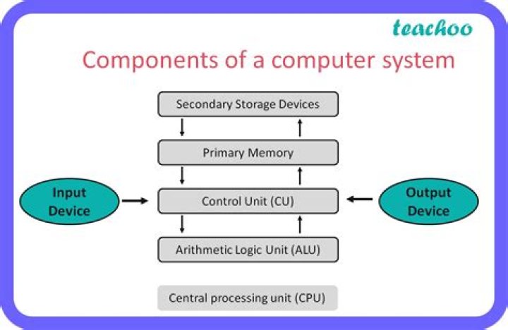 What are the 5 elements of a computer system?