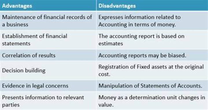 What are the advantages and disadvantages of accounting softwares?