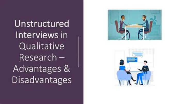 What are the advantages and disadvantages of unstructured interviews?