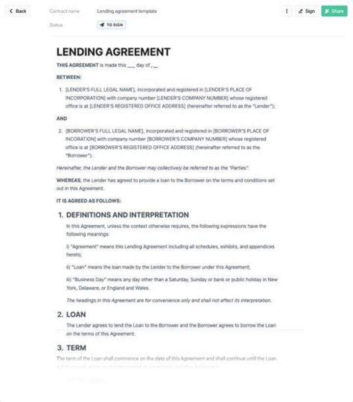 What are the legal responsibilities of a lender?