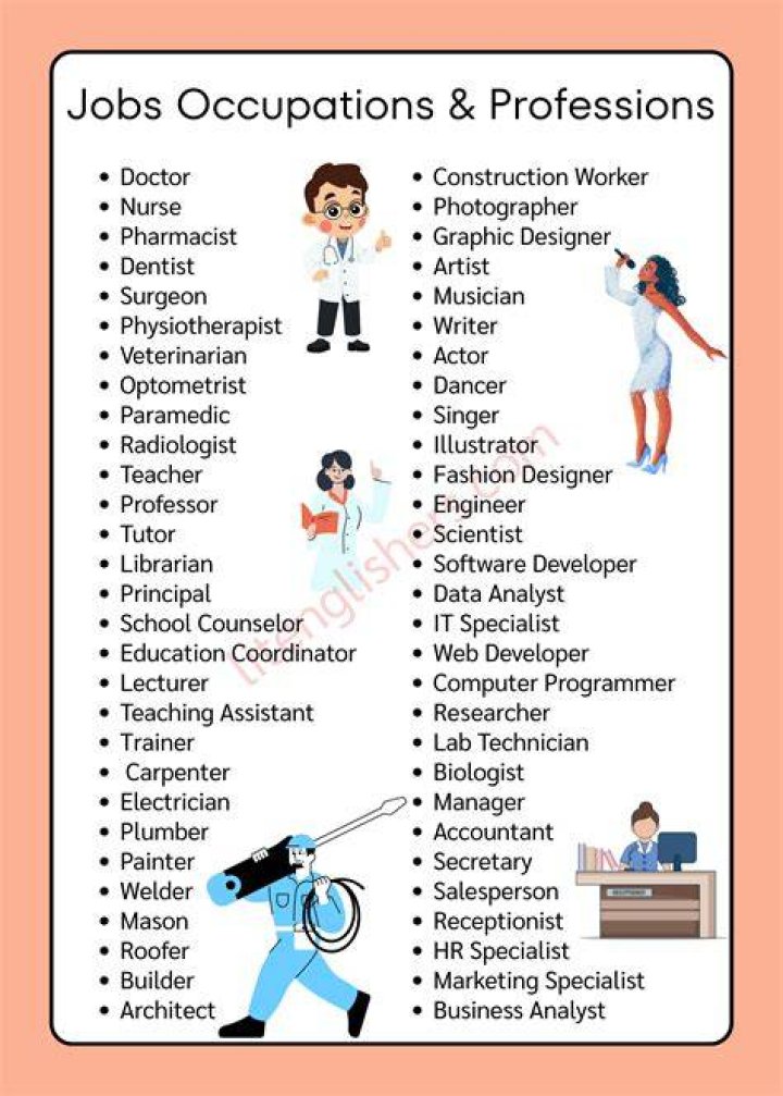 What are the main fields of occupations of chemists?