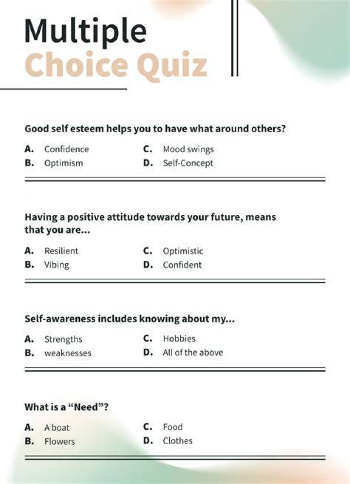 What are the objectives of multiple-choice questions?