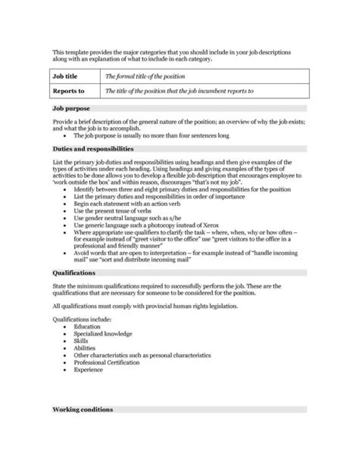 What are your job responsibilities in your position?