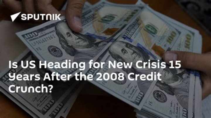 What caused the 2008 credit crunch?