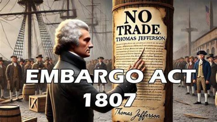 What did the Embargo Act say?