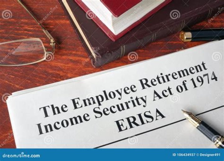 What did the Employee Retirement Income Security Act ERISA of 1974 do?