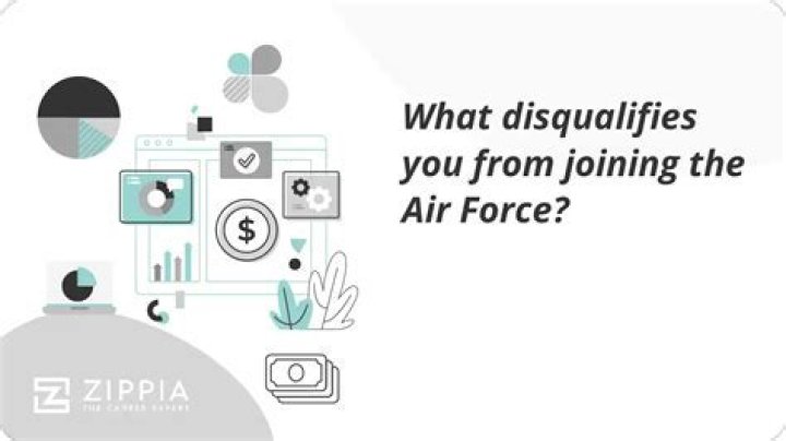 What disqualifies you from joining the Air Force?
