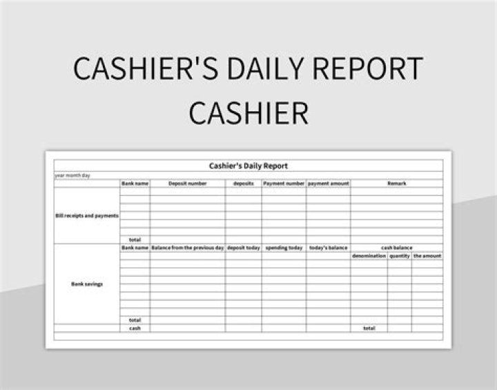 What do cashiers do on a daily basis?