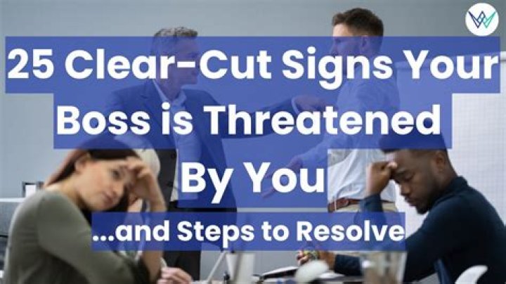 What do you do when your boss threatens you?