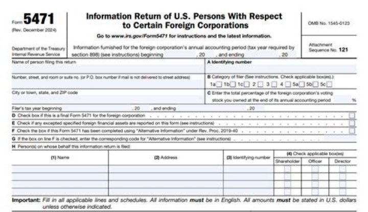 What do you need to know about Form 5471?
