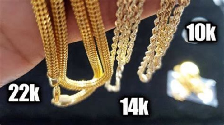 What does 10K mean on a chain?