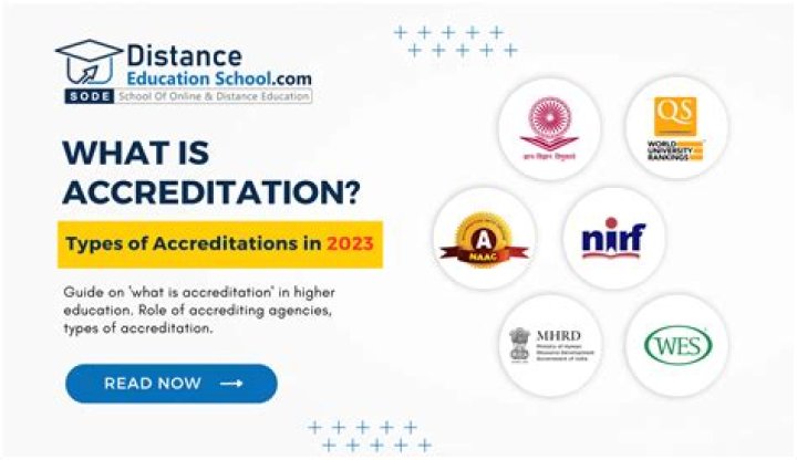 What does accredited mean on a job application?