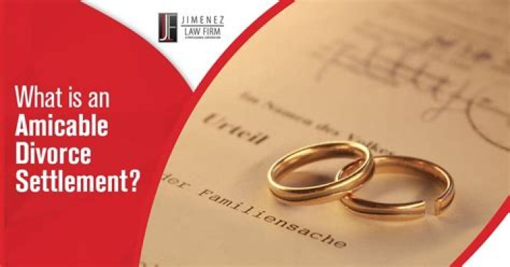 What does an amicable divorce look like?