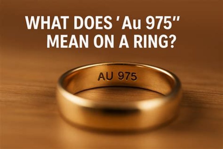 What does Au stand for on jewelry?