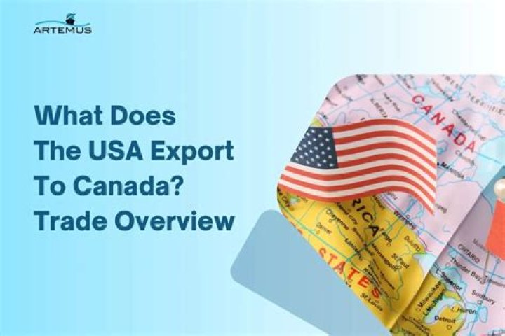 What does Canada get from trading with the US?