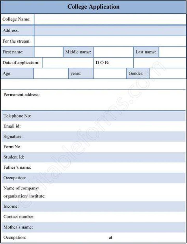 What does complete mean on a college application?