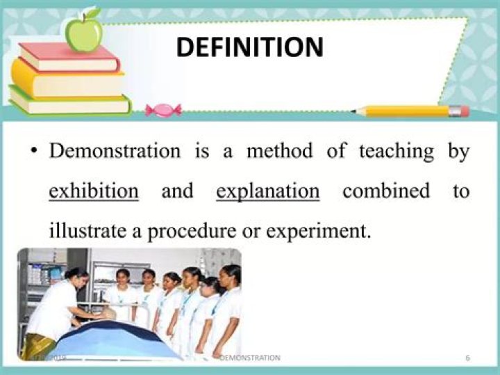 What does demonstration definition mean?