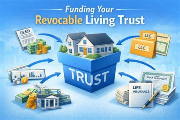 What does funding living trust mean?