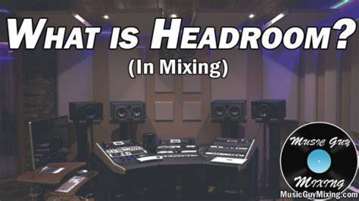 What does headroom mean in recording?