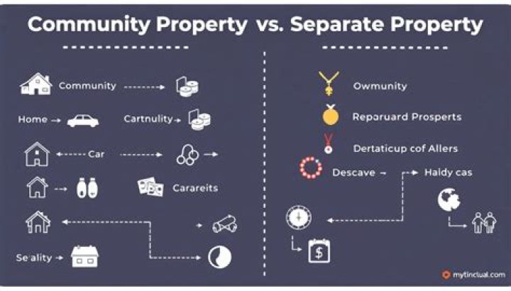 What does husband and wife as community property mean?